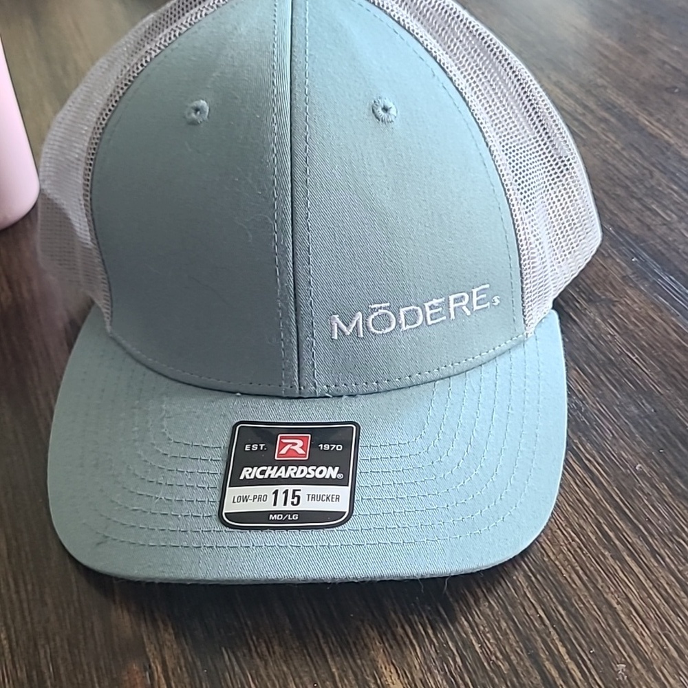 Modere Trucker Snapback Hat One Size Blue Mesh Back New